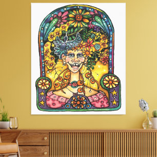 Miss Chatty Hanna Canvas Print