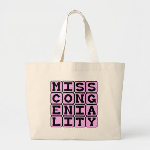 Miss Congeniality, Pageant Prize Large Tote Bag