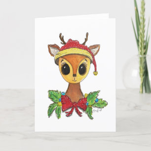 Miss Deer - Carte de vacances