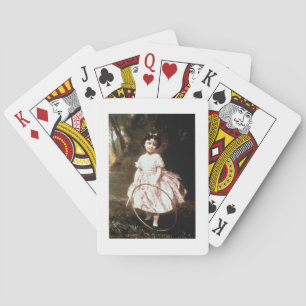 Miss Ehrler, 1861 (oil on canvas) Playing Cards