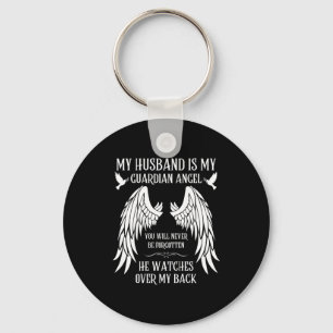 Miss family love missing memories remember husband keychain