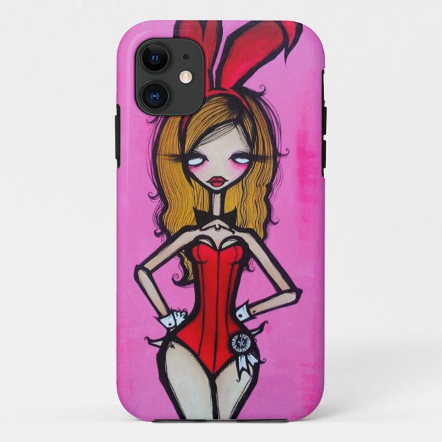 "Miss February" iPhone 5 ID Credit Card Case (Back)