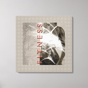 Miss Fitness - Wrapped Canvas