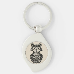 Miss Furry Keychain