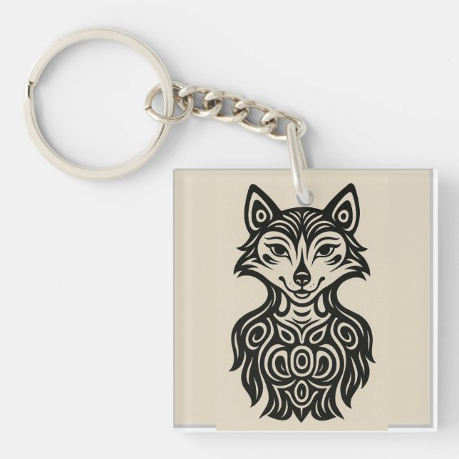 Miss Furry Keychain (Front)