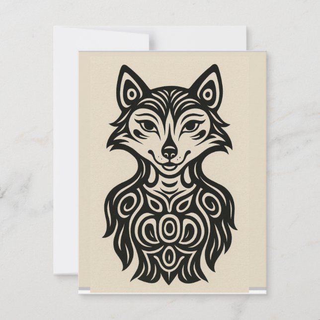 Miss Furry RSVP Card (Front)