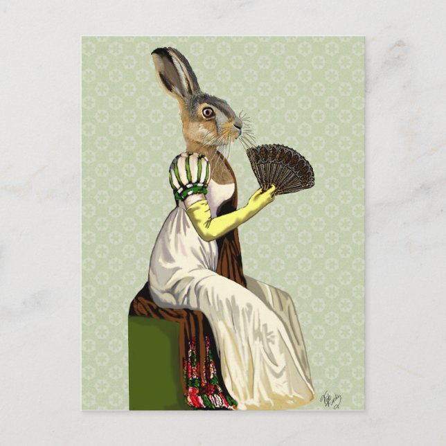 Miss Hare 2 Postcard (Front)