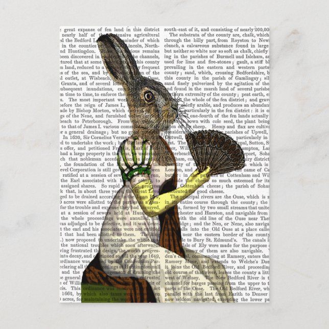 Miss Hare Postcard (Front)