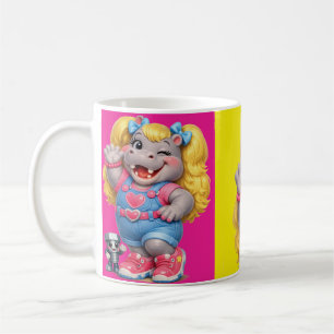 Miss Hippo Coffee Mug