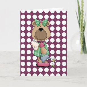 Miss Honey Bear Friendship Greeting Card