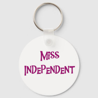 MISS INDEPENDENT KEYCHAIN