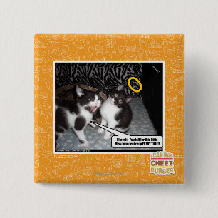 Miss Innocent 2 Inch Square Button