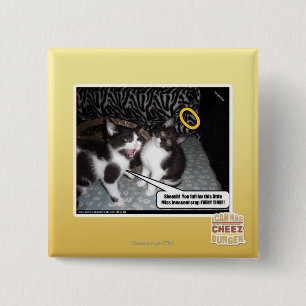 Miss Innocent 2 Inch Square Button