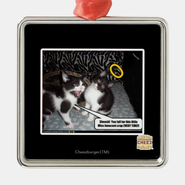 Miss Innocent Metal Ornament (Front)