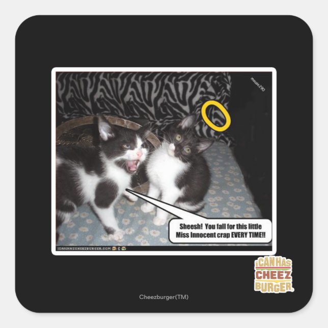 Miss Innocent Square Sticker (Front)