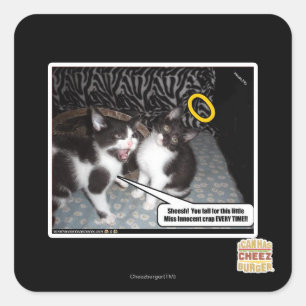 Miss Innocent Square Sticker