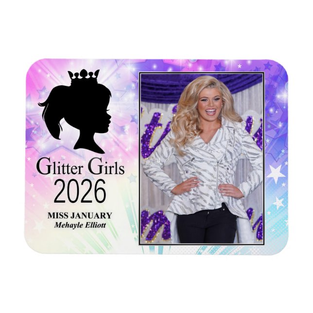 Miss January 2026 Magnet (Horizontal)