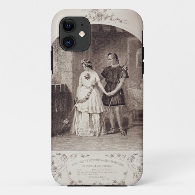 Miss Jenny Marston as Perdita and Mr F. Robinson a Case-Mate iPhone Case (Back)