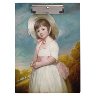 ~ MISS JULIANA WILLOUGHBY 18thC George Romney ~ Clipboard