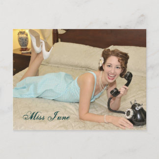 Miss June-Postcard Postcard