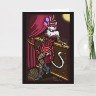 Miss Kitty Greeting Card
