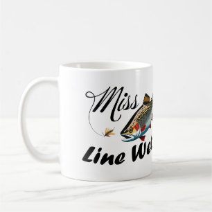 Miss Line Wetter Rainbow Trout  Coffee Mug