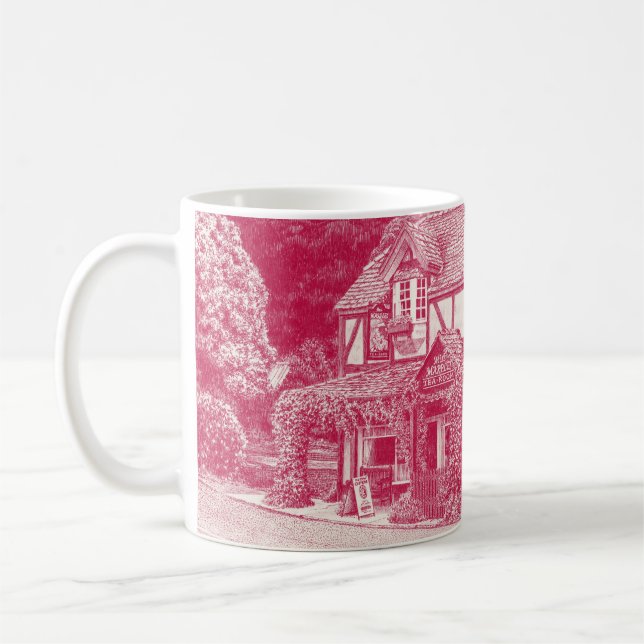 'Miss Marple's Tea Room' (Framboise) - Mug (Gauche)