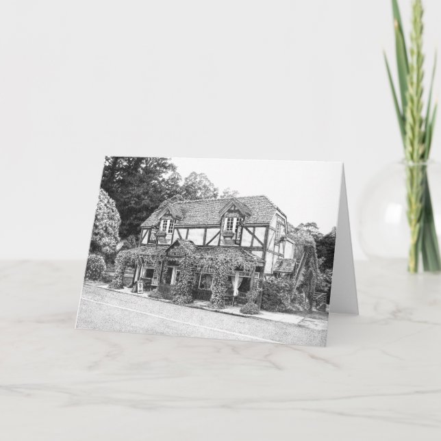 'Miss Marple's Tea Room' - Thank You Card (Front)