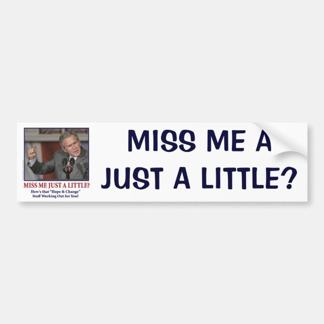 miss-me-a-little-eps bumper sticker (Front)