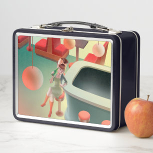 Miss Meow – Late Night Bar Series Metal Lunch Box