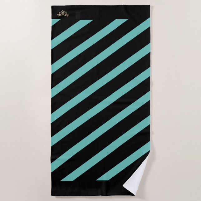 Miss Mrs. America USA Rodeo Crown Beach Towel (Front)