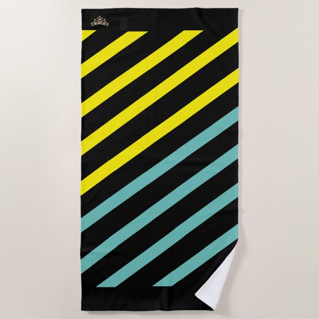 Miss Mrs. America USA Rodeo Crown Beach Towel (Front)