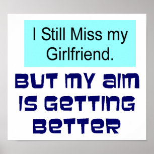 Miss my Girlfriend Poster