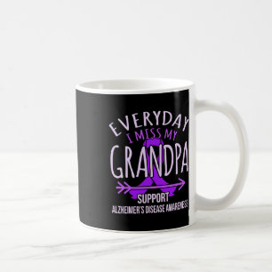 Miss My Grandpa Heimerheimer's Disease Awareness R Coffee Mug