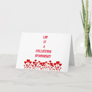 "MISS MY MOMENTS WITH YOU!" AWAY SERVING COUNTRY CARD