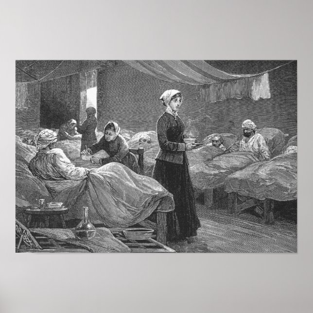 Miss Nightingale in the Barrack Hospital Poster (Front)