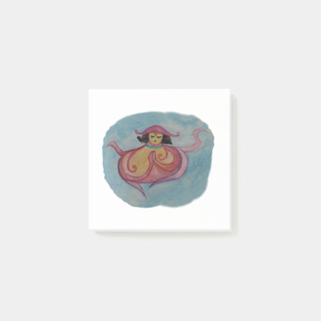 Miss  Octopodia meditation, Art Notes (Front)