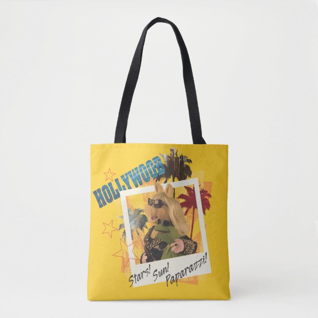 Miss Piggy and Kermit Hollywood Tote Bag (Front)