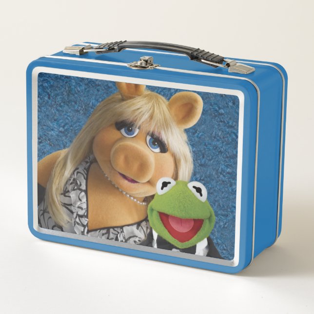 Miss Piggy and Kermit Metal Lunch Box (Front)