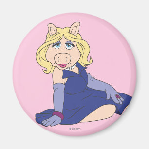 Miss Piggy in Purple Dress Magnet