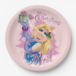 Miss Piggy   Merry Christmas to Moi! Paper Plate