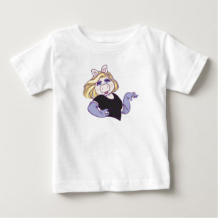 Miss Piggy standing in a styl Disney Baby T-Shirt