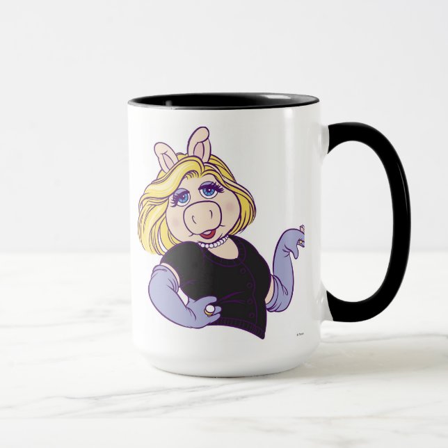 Miss Piggy standing in a styl Disney Mug (Right)