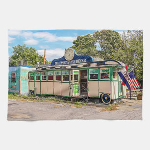 Miss Port Henry Diner, Port Henry, New York Kitchen Towel