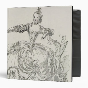 Miss Puvigne as The Living Statue, in Pigmalion, a Binder