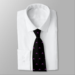 Miss Rodeo America USA Fuchsia Pin Crown Men's Tie