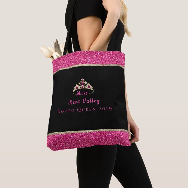 Miss Rodeo Crown Miss Rodeo Custom Title Tote Bag (Close Up)