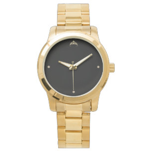 Miss Rodeo Women's Gold Crown Bracelet Watch