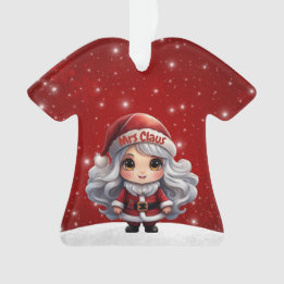 Miss Santa Claus Xmas Red Sparkle Design 🎄🤶🏻