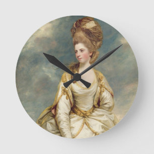 Miss Sarah Campbell, 1777-78 (oil on canvas) Round Clock